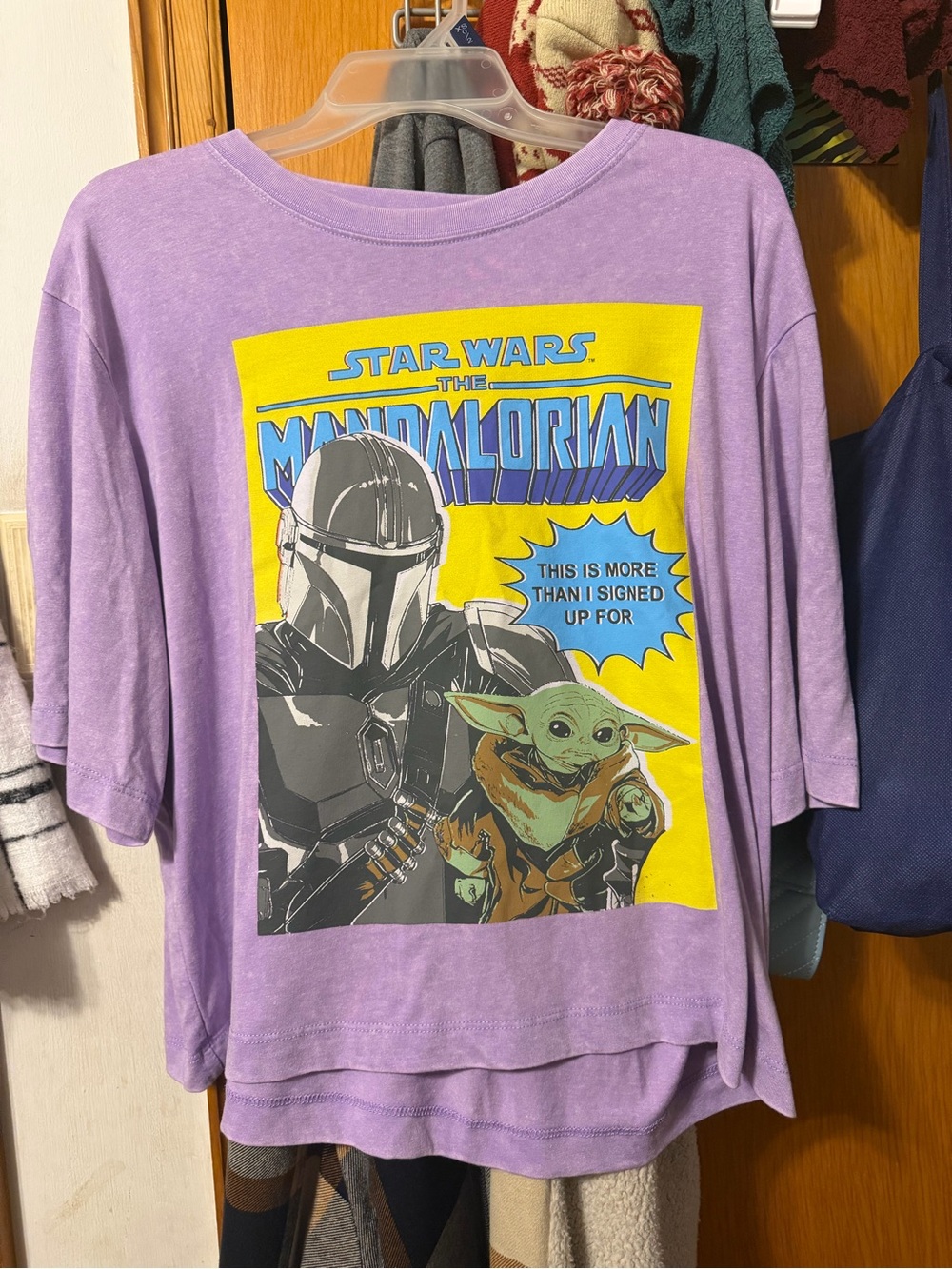 Freeze Lavender Star Wars Graphic Short Sleeve Tee